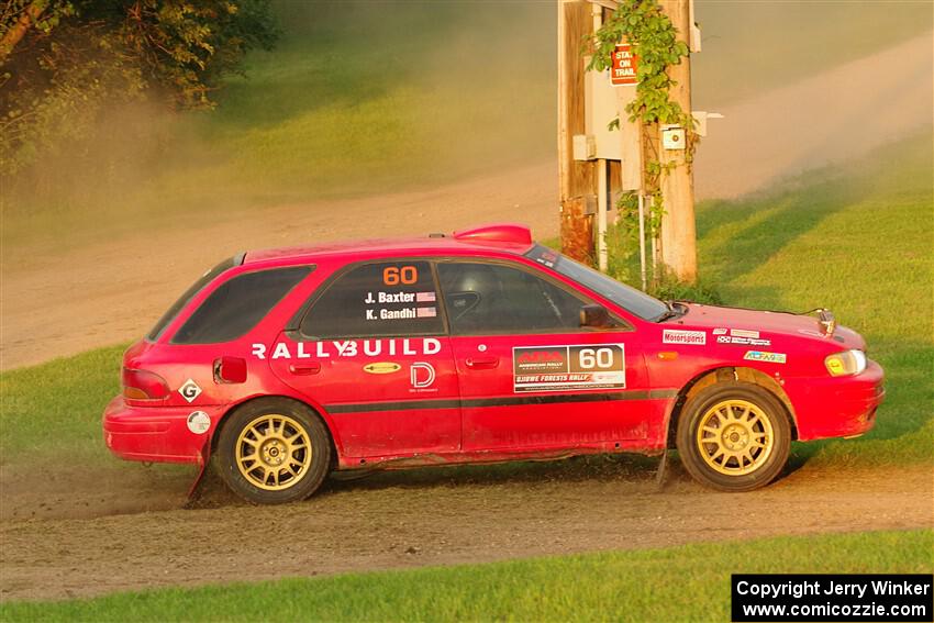 Krishna Gandhi / Jake Baxter Subaru Impreza Wagon on SS1, Soo Pass.