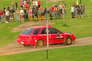 Krishna Gandhi / Jake Baxter Subaru Impreza Wagon on SS1, Soo Pass.