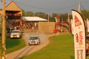 Jamey Randall / Andrew Rausch Subaru WRX on SS1, Soo Pass.