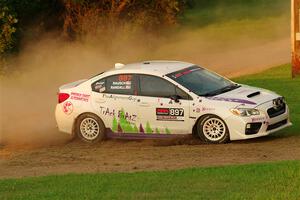 Jamey Randall / Andrew Rausch Subaru WRX on SS1, Soo Pass.