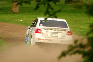 Jamey Randall / Andrew Rausch Subaru WRX on SS1, Soo Pass.