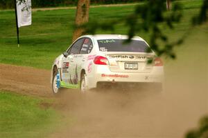 Jamey Randall / Andrew Rausch Subaru WRX on SS1, Soo Pass.