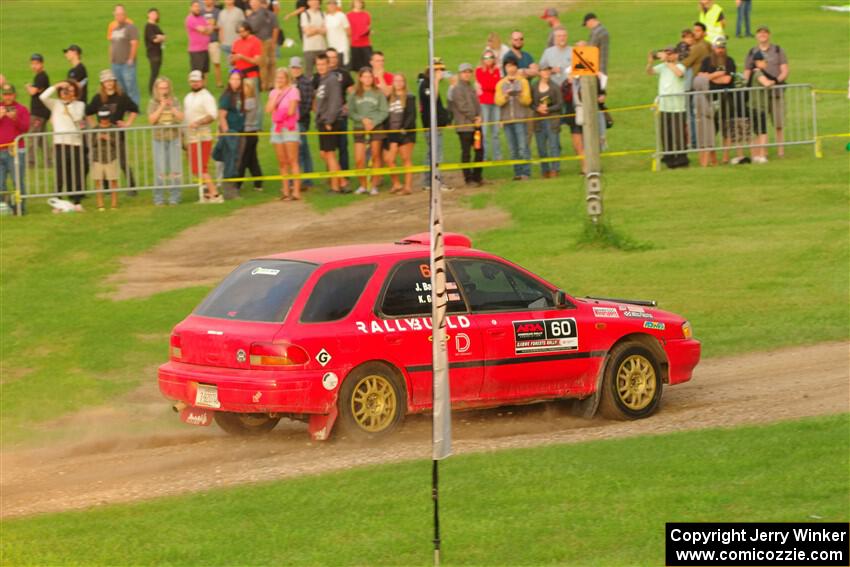 Krishna Gandhi / Jake Baxter Subaru Impreza Wagon on SS1, Soo Pass.