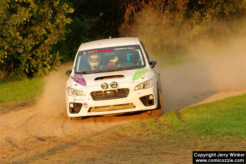 Jamey Randall / Andrew Rausch Subaru WRX on SS1, Soo Pass.