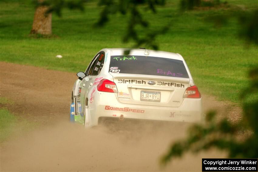 Jamey Randall / Andrew Rausch Subaru WRX on SS1, Soo Pass.