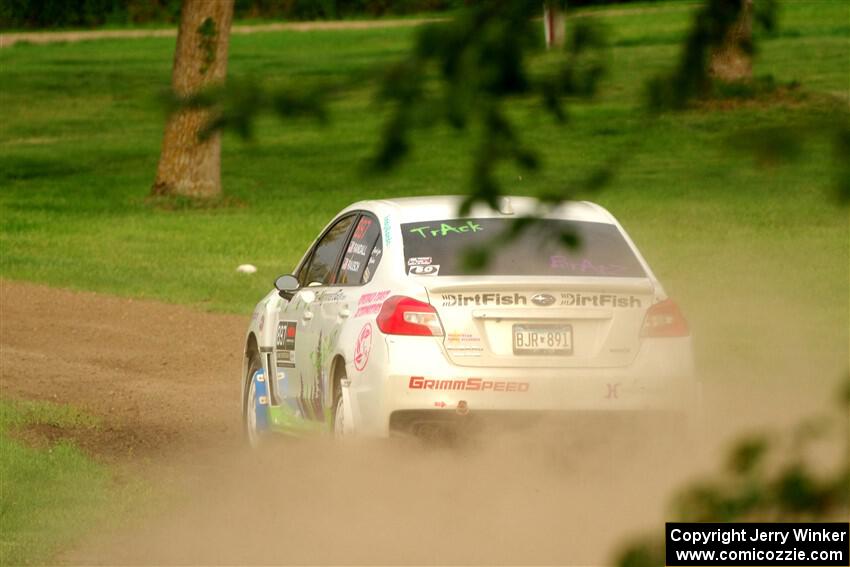 Jamey Randall / Andrew Rausch Subaru WRX on SS1, Soo Pass.