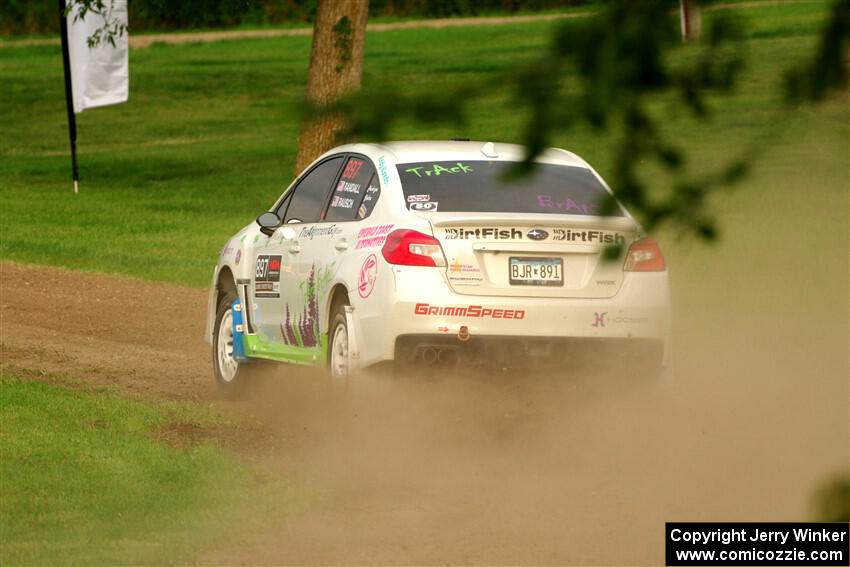 Jamey Randall / Andrew Rausch Subaru WRX on SS1, Soo Pass.