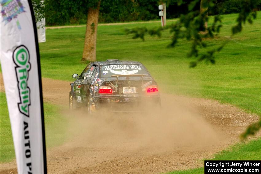 Keenan Phillips / Salina Melotti BMW 328i on SS1, Soo Pass.