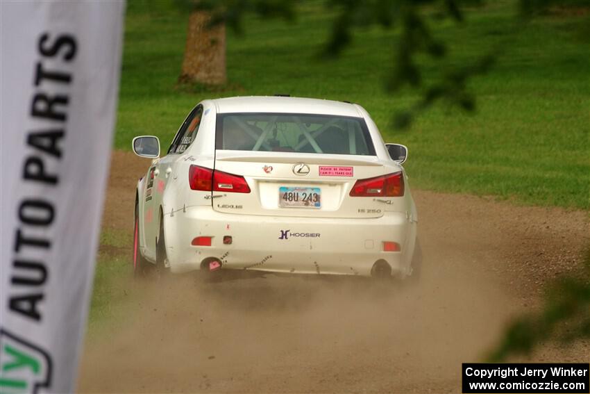 Richo Healey / Michelle Miller Lexus IS250 on SS1, Soo Pass.