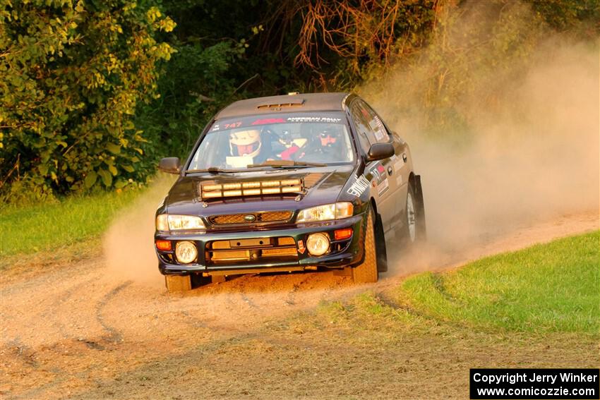 Andy Didorosi / Jamie Willetts Subaru Impreza on SS1, Soo Pass.