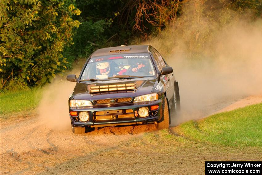 Andy Didorosi / Jamie Willetts Subaru Impreza on SS1, Soo Pass.