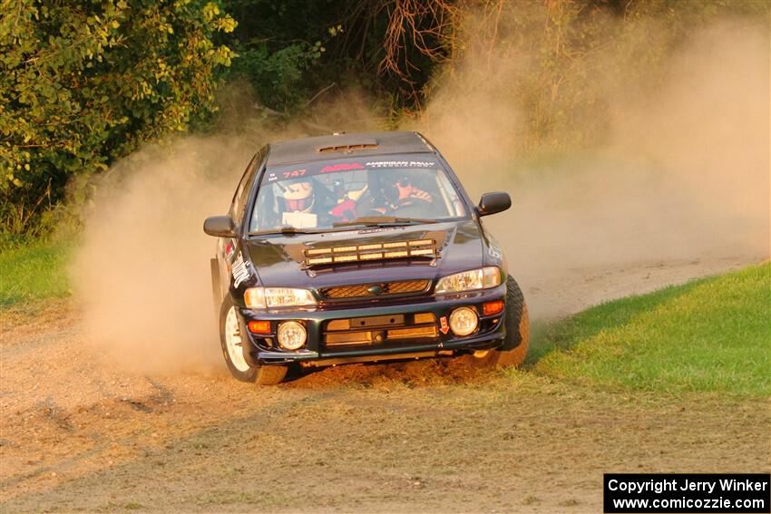 Andy Didorosi / Jamie Willetts Subaru Impreza on SS1, Soo Pass.