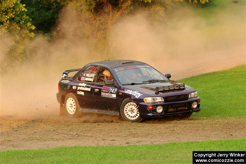 Andy Didorosi / Jamie Willetts Subaru Impreza on SS1, Soo Pass.