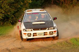 Aidan Hicks / John Hicks Subaru Impreza Wagon on SS1, Soo Pass.