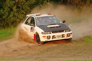 Aidan Hicks / John Hicks Subaru Impreza Wagon on SS1, Soo Pass.