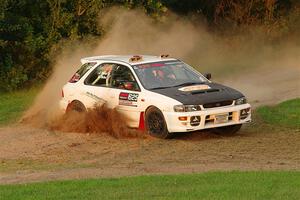 Aidan Hicks / John Hicks Subaru Impreza Wagon on SS1, Soo Pass.