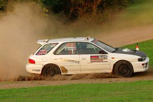 Aidan Hicks / John Hicks Subaru Impreza Wagon on SS1, Soo Pass.