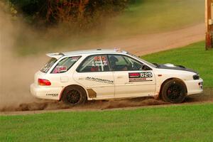 Aidan Hicks / John Hicks Subaru Impreza Wagon on SS1, Soo Pass.