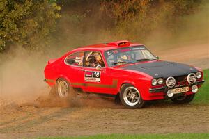 Mike Hurst / Randall Short Ford Capri on SS1, Soo Pass.