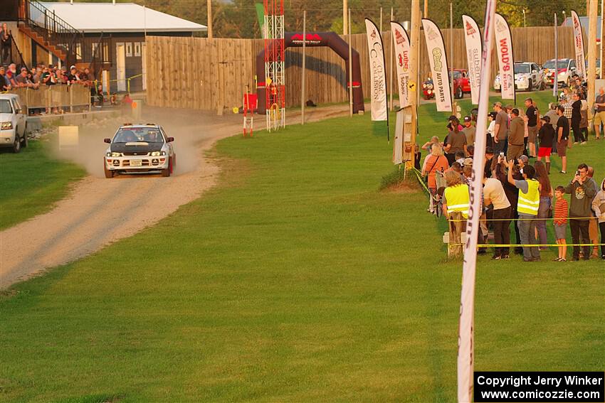 Aidan Hicks / John Hicks Subaru Impreza Wagon on SS1, Soo Pass.