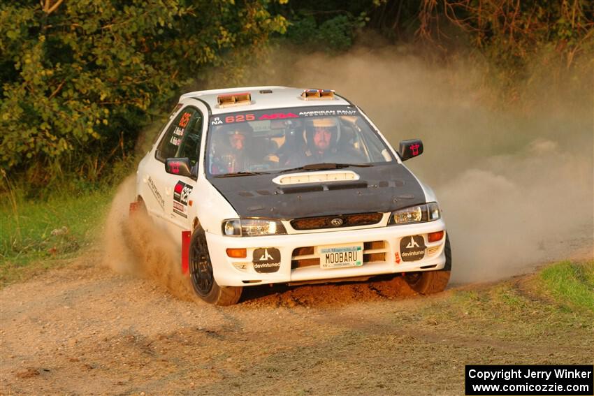 Aidan Hicks / John Hicks Subaru Impreza Wagon on SS1, Soo Pass.