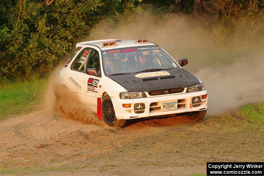 Aidan Hicks / John Hicks Subaru Impreza Wagon on SS1, Soo Pass.