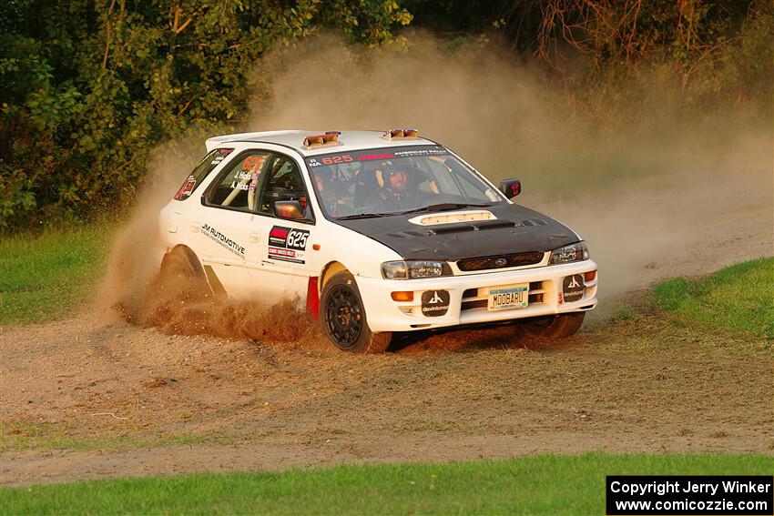 Aidan Hicks / John Hicks Subaru Impreza Wagon on SS1, Soo Pass.