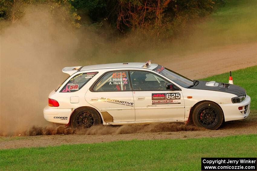 Aidan Hicks / John Hicks Subaru Impreza Wagon on SS1, Soo Pass.