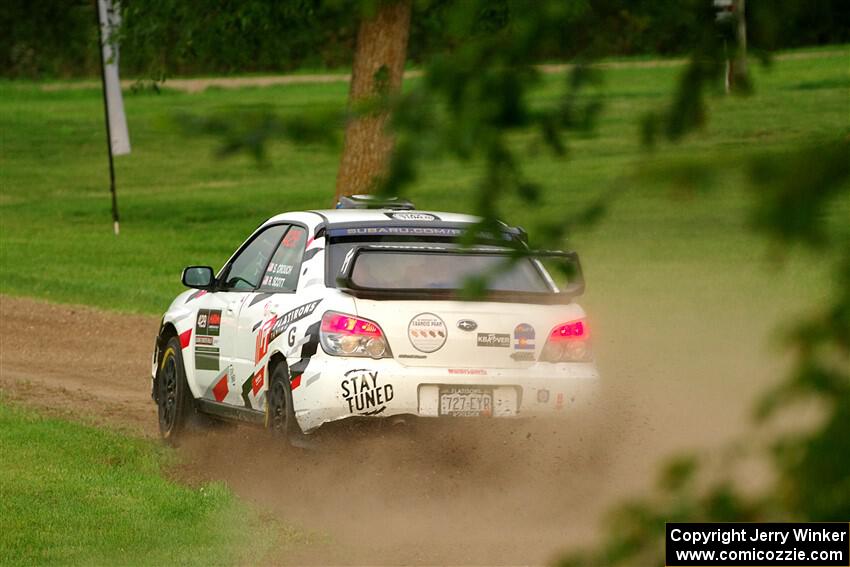 Scott Crouch / Ryan Scott Subaru WRX on SS1, Soo Pass.