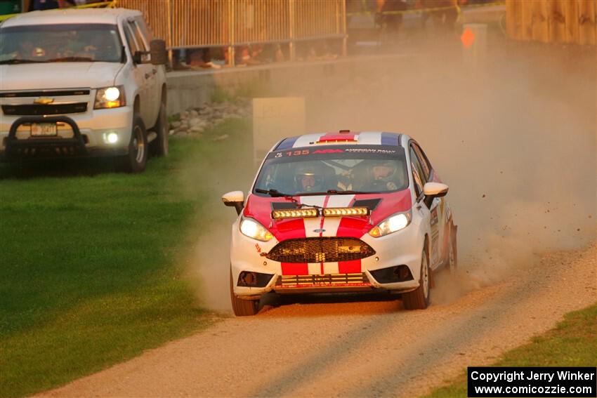 Roberto Yglesias / Sara Nonack Ford Fiesta ST on SS1, Soo Pass.