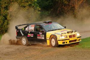 Matt Nykanen / Lars Anderson BMW 328i on SS1, Soo Pass.