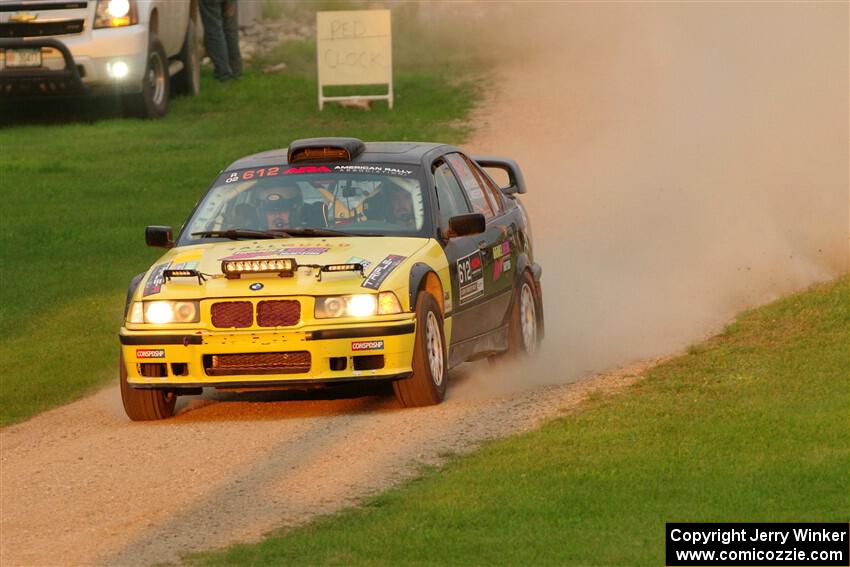 Matt Nykanen / Lars Anderson BMW 328i on SS1, Soo Pass.