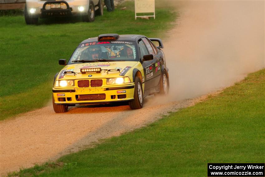 Matt Nykanen / Lars Anderson BMW 328i on SS1, Soo Pass.