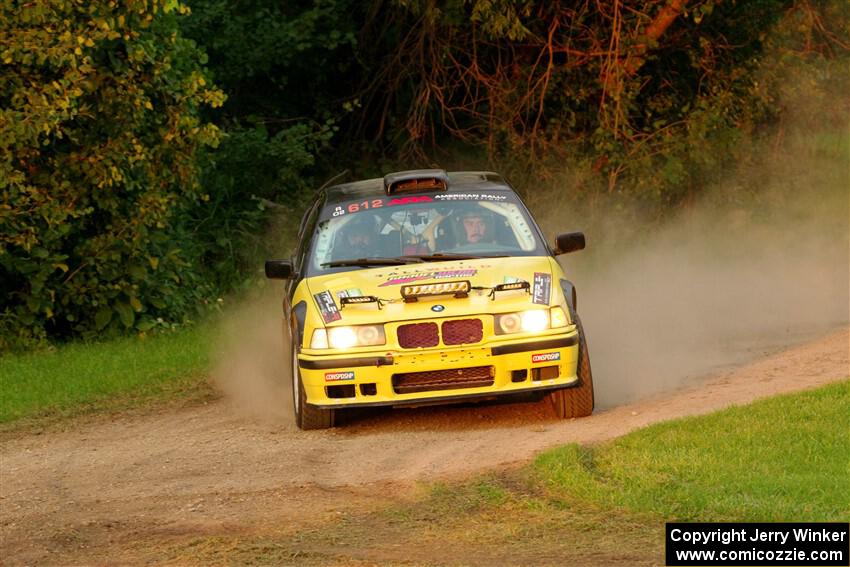 Matt Nykanen / Lars Anderson BMW 328i on SS1, Soo Pass.