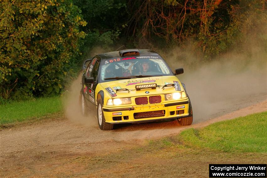 Matt Nykanen / Lars Anderson BMW 328i on SS1, Soo Pass.