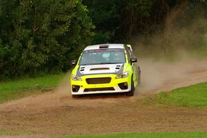 Tim Rooney / Claudia Barbera-Pullen Subaru WRX STi on SS1, Soo Pass.