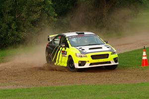 Tim Rooney / Claudia Barbera-Pullen Subaru WRX STi on SS1, Soo Pass.