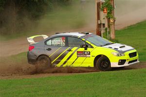 Tim Rooney / Claudia Barbera-Pullen Subaru WRX STi on SS1, Soo Pass.