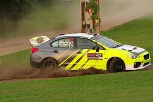 Tim Rooney / Claudia Barbera-Pullen Subaru WRX STi on SS1, Soo Pass.