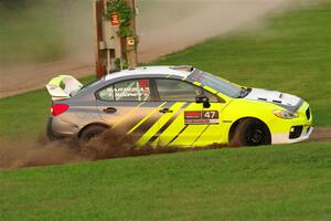 Tim Rooney / Claudia Barbera-Pullen Subaru WRX STi on SS1, Soo Pass.