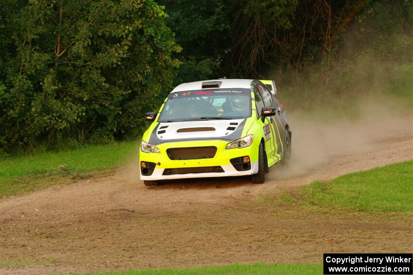 Tim Rooney / Claudia Barbera-Pullen Subaru WRX STi on SS1, Soo Pass.