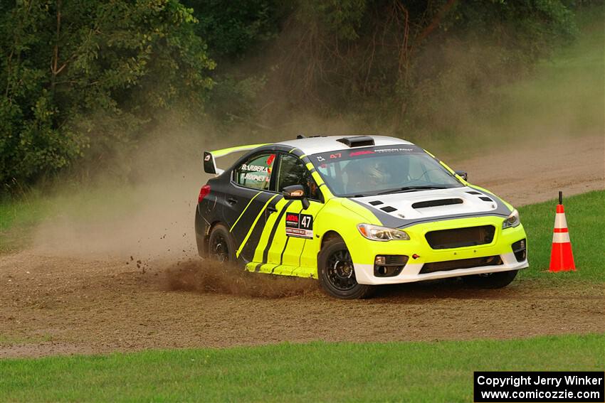 Tim Rooney / Claudia Barbera-Pullen Subaru WRX STi on SS1, Soo Pass.