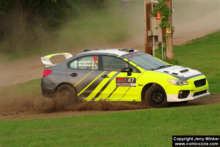 Tim Rooney / Claudia Barbera-Pullen Subaru WRX STi on SS1, Soo Pass.