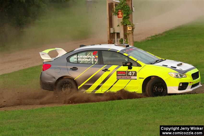 Tim Rooney / Claudia Barbera-Pullen Subaru WRX STi on SS1, Soo Pass.