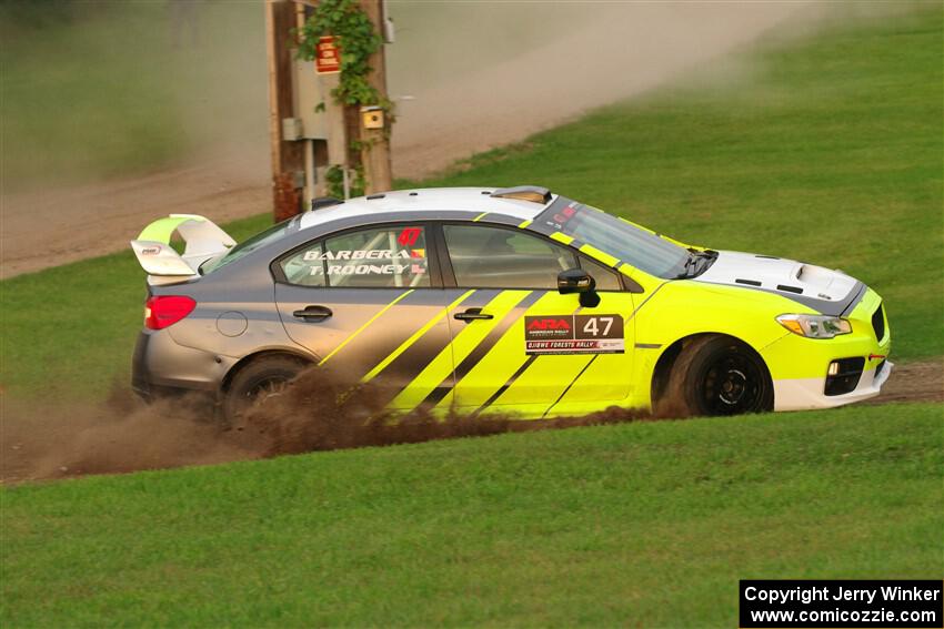 Tim Rooney / Claudia Barbera-Pullen Subaru WRX STi on SS1, Soo Pass.