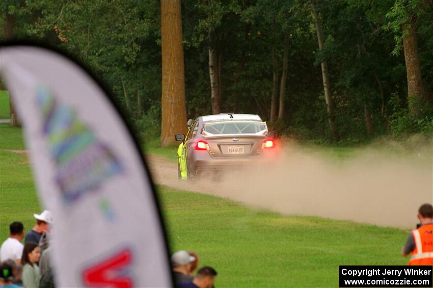 Tim Rooney / Claudia Barbera-Pullen Subaru WRX STi on SS1, Soo Pass.