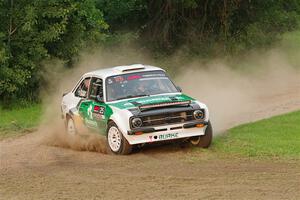 Seamus Burke / Gary McElhinney Ford Escort Mk II on SS1, Soo Pass.