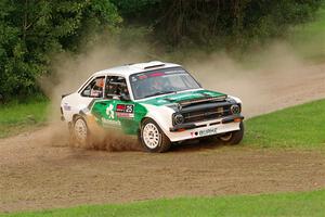 Seamus Burke / Gary McElhinney Ford Escort Mk II on SS1, Soo Pass.