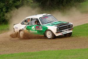 Seamus Burke / Gary McElhinney Ford Escort Mk II on SS1, Soo Pass.