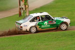 Seamus Burke / Gary McElhinney Ford Escort Mk II on SS1, Soo Pass.